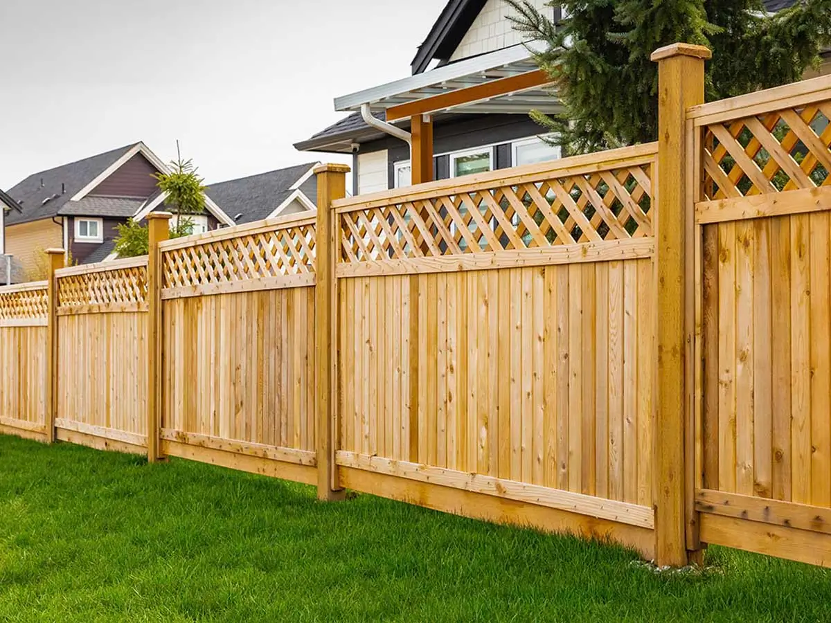 Wood fence cincinnati tri state fence company 03