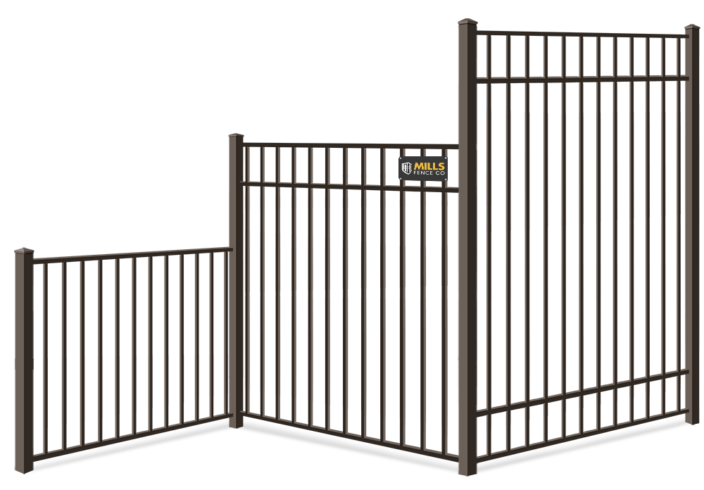 Aluminum fence height options the Cincinnati Tri-State area