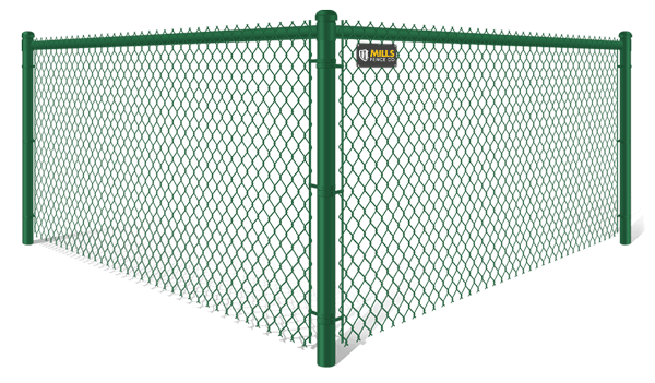 Green Chain Link fence contractor in the Cincinnati Tri-State area