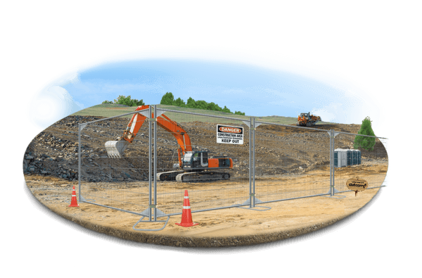 Temp fence rentals in the Cincinnati Tri-State area.