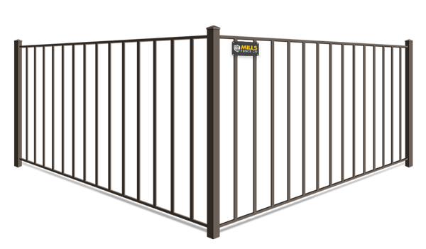 2 Rail aluminum fence company in the Cincinnati Tri-State area