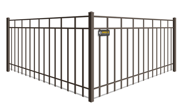 Alternating Picket Flat Top aluminum fence company in the Cincinnati Tri-State area