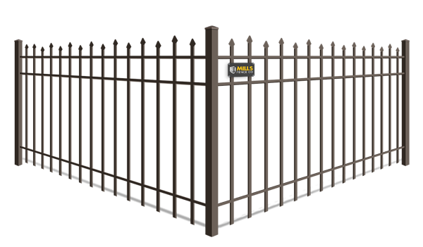 Staggered Picket aluminum fence company in the Cincinnati Tri-State area
