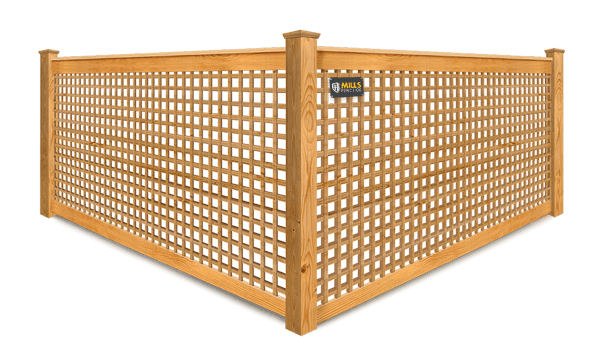 Decorative Lattice wood fence company in the Cincinnati Tri-State area