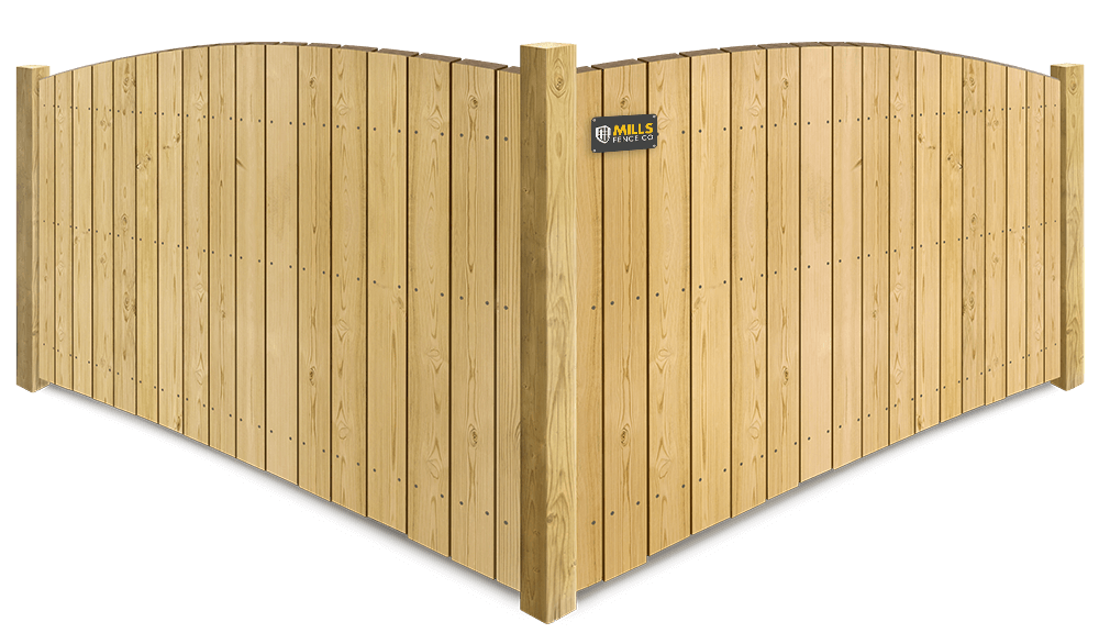 Extended Alternating Pickets wood fence company in the Cincinnati Tri-State area