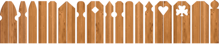 Custom Picket wood fence the Cincinnati Tri-State area