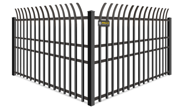 High Security Flat Top Pickets wrought iron fence company in the Cincinnati Tri-State area