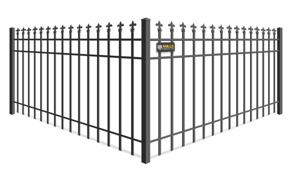 Fleur De Lis Finial wrought iron fence company in the Cincinnati Tri-State area