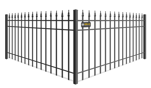 Quad Flare wrought iron fence company in the Cincinnati Tri-State area