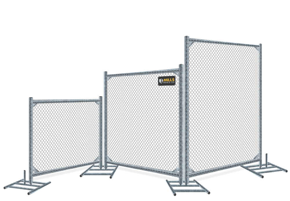 Temporary fence height options the Cincinnati Tri-State area