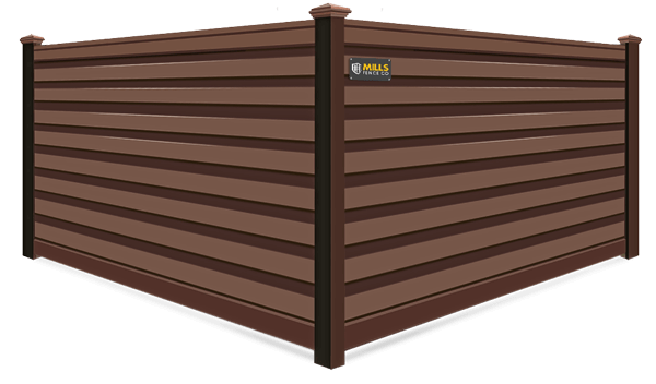Woodland Horizontal Privacy Trex fence company in the Cincinnati Tri-State area
