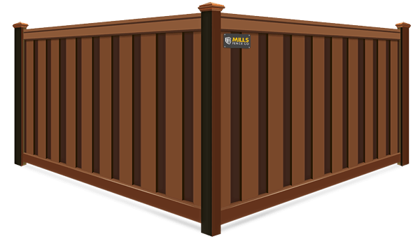 Saddle Privacy Trex fence company in the Cincinnati Tri-State area