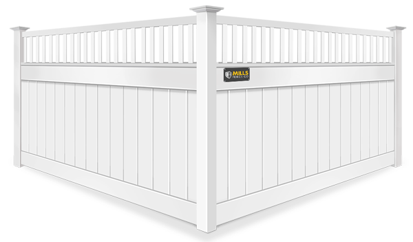 Spindle Top vinyl fence contractor in the Cincinnati Tri-State area